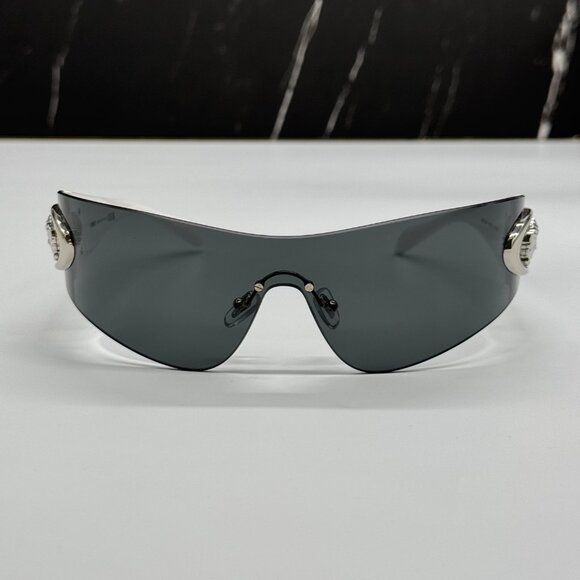 NEW VERSACE VE2280 1000/87 WOMEN SUNGLASSES WHITE VE2280 100087 EYEWEAR main image 11